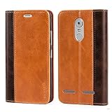Mulbess Handyhülle für Lenovo K6 Hülle Leder, Lenovo K6 Handy Hüllen, mit BookStyle Flip Handytasche Schutzhülle für Lenovo K6 Case, B