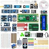 TICTID Raspberry Pi Pico Kit, leistungsfähiges Mikrocontroller-Entwicklungsboard mit RP2040 Chip Dual Core ARM Cortex M0+ Prozessor/264KB SRAM/16MB Off-Chip Flash, für Anfänger & Exp