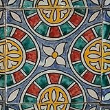 Casa Moro marokkanische Keramikfliese Habil 10x10 cm handbemalte orientalische Fliese Kunsthandwerk aus Marokko Wandfliese für schöne Küche Dusche Badezimmer | HBF8210