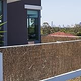 Heidekrautmatte - Sichtschutz, Windfang & Dekoration für Garten, Balkon & Terrasse - Naturprodukt in 3 Höhen - wetterfeste Sichtschutzmatte Sichtschutzzaun Zaunblende Wandverkleidung (150 x 300 cm)