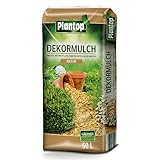 Rindenmulch Dekor 50 Liter natur Deko Mulch Garten Dekormulch Plantop