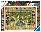 Ravensburger Puzzle 16599 - Hogwarts Karte - 1500 Teile Puzzle für Erwachsene und Kinder ab 14 Jahren, Harry Potter Fan-Artik