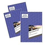 AVERY Zweckform 223-3 Fahrtenbuch (für PKW, vom Finanzamt anerkannt, A5, 80 Seiten insgesamt 858 Fahrten, für Deutschland und Österreich zur Abgrenzung privater/geschäftlicher Fahrten) 3er-Pack