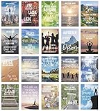 Edition Seidel Set 20 Postkarten mit Sprüchen - Karten mit Spruch - Geschenkidee - Dekoidee - Liebe, Freundschaft, Leben, Motivation, lustig – Postcrossing - Geburtstagsk