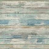 Hode Holz Folie Blau Klebefolie Holzoptik 30X300cm Selbstklebende Tapeten Dekoration Renovierung Alter Möbel Schrank Vinyl Dek