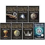 A Song of Ice and Fire Series & Nightflyers 7 Books Collection Set By George R.R. Martin (A Game of Thrones, Steel and Snow, Blood and Gold,A Feast for Crows,A Dance With Dragons,A Clash of Kings)