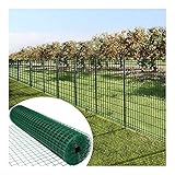 Grüner PVC Geschweißter Maschendraht-Gartenzaun,Obstgartenzaun Maschenweite 6cm X 6cm,Anti-Rost Schneidezange Einschließen Für Grundstücksteiler&Tiergehege ( Color : 2.3mm , Size : 1.5x30m )