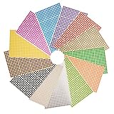 NBEADS 6mm Kleine Runde Dot Aufkleber Selbstklebende Farbe Klebrige Codierung Etiketten Kennzeichnung Etiketten, 28 Blatt (13328 Punkte), Gemischte Farbe, 22,2×12,5