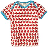 Loud + Proud Unisex - Baby T-Shirts Tierdruck 204, Rot (tomato), 110/116