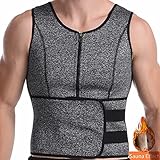 HAOHANYOUPIN Trainings-Taille-Trainer Neopren-Korsett-Sauna-Sweats-Trimmer Cincher Abnehmen Bauchriemen Unterbrustkorsett, grau-s bauchgurt nach Geburt (Color : Grey, Size : XL)