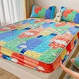 BAJIN Gesteppte Kissenbezüge, Anti-Allergie-Kissenbezüge aus Mikrofaser mit Reißverschluss, weich, antibakteriell-hypoallergen, atmungsaktiv,48x74
