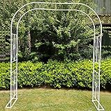 ZAZAP-1 Rosenbogen Aus Metall,Gartenbogen Gartenlaube Metall Garden Arch Arbor,Rosenbogen für Outdoor Außenbereich, Garten, Rasen, Hinterhof Kletterpflanzen,Hochzeitsdek