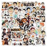 Modou Anime Haikyuu Aufkleber 100pcs wasserdichte Vinyl Aufkleber für Kinder Jugendliche Erwachsene für Wasserflaschen Laptop T