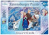 Ravensburger Kinderpuzzle - 13610 Frozen - Glitzernder Schnee - Disney Frozen Puzzle für Kinder ab 6 Jahren, mit 100 Teilen im XXL-Format, mit G