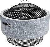 BJYX Kamin Gartenkamin Terrassenkamin Schale Feuerschale F