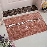 Fußmatte Schmutzfangmatte Türmatte für Innen & Außen rutschfest Waschbar Eingangsbereich Indoor/Outdoor geeignet Pflegeleichte Sauberlaufmatte in 40 x 60