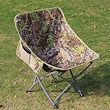 Eortzxk Tragbare Campingstühle, Campingstuhl, tragbarer kompakter Outdoor-Camping, Reisen, Strand, Picknick, Urlaub, Wandern, Leichter Rucksack im Freien Tragbare Stuhl, Rückenlehne Angelstuhl Hock