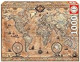 Educa 15159, Antike Weltkarte, 1000 Teile Puzzle für Erwachsene und Kinder ab 10 Jahren, Landk