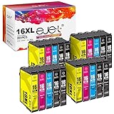 ejet 20er Pack 16XL Multipack Druckerpatronen Kompatible für Epson 16XL 16 XL Patronen für Workforce WF-2630 WF-2760 WF-2540 WF-2660 W-F2750 WF-2650 WF-2510 WF-2520 WF-2530 WF-2010