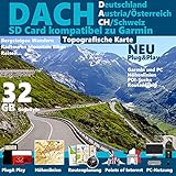 DACH Deutschland Österreich Schweiz Topo Karte für Garmin Garmin eTrex 10 20 25 30 35 GPS 60, GPSMap 60Cx, GPSMap 60CSx, GPSMap 62s, GPSMap 62sc, GPSMap 62st, GPSMap 62stc, GPSMap 64, GPSMap 64s, GPSMap 64