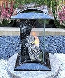 Grablampe Grablicht Kerze Grabkerze Grabdekoration Grabschmuck Gartenlampe incl.Grabk