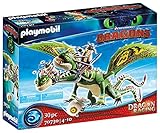 PLAYMOBIL DreamWorks Dragons 70730 Dragon Racing: Raffnuss und Taffnuss mit Kotz und Würg, Ab 4 J