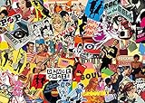 1000 Teile Familienfreude Tangram Puzzle Popkultur Dekoration Kunst Geschenke (29,5X19,7 Zoll)