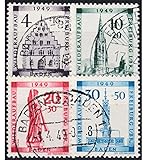 Goldhahn Französische Zone Baden Nr. 38-41 gestempelt mit 80 verschiedenen Nachkriegsausgaben Briefmarken für S