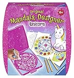 Ravensburger Mandala Designer Mini Unicorn 29704, Zeichnen lernen für Kinder ab 6 Jahren, Kreatives Zeichen-Set mit Mandala-Schablone für farbenfrohe M