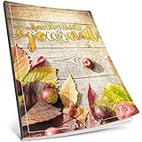 Dékokind® Dankbarkeits-Journal: Ca. A4-Format • Für 365 Tage, Vintage Softcover • Ein Tagebuch für mehr Achtsamkeit, Erfüllung & Glück im Leben • ArtNr. 10 Herbstlich • Ideals als Geschenk