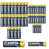 Batterie Set Varta 20 STK AA Mignon + 20 x AAA Micro Alkaline Industrial Quality