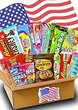 JUMBO USA Süßigkeiten Box - USA Sweets - 21 verschiedene Leckereien - Perfekte Geschenkidee - Box voller TOP Bestseller - 21-teilige Box - USA Imp