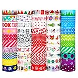 Buluri Washi Tape,50 Rolls Washi Masking Tape Dekorative Klebeband für Scrapbooking DIY Handwerk