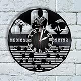 Arzt-Geschenkuhr, medizinische Kunst, medizinische Heimdekoration, Wanddekoration, Arzt Bürodekoration, Krankenschwester-Wandkunst, Arzt Geschenkidee, Physiotherap