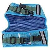 idio22Q Katze Harness Und Leine Set Künstliche Hanf Einstellbare Atmungsaktive Soft Escape Proof Sicherheit Strap Leichte für Reise Wandern Katze Und Kleine Hund B