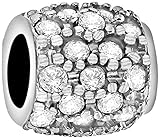 Tuscany Charms Sterling Silver White Cubic Zirconia B