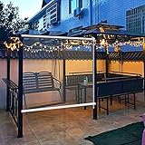 HAIZHEN Jcnfa-Seitenzug- & Springrollos PVC Rollos Terrasse Pergola Rollos Sonnenschutz, Outdoor Groß Wasserdichter, Transparente Vinyl-Rollläden, Für Terrassen, Pavillons, Terrassen, Windschutz,