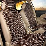 Primlisa Holzkugel Sitzbezug - Holzperlen Auflage Für Auto | Massage Sitzauflage Sitzbezug Sitzmatte | Universal Massagekissen Für Auto, LKW | Angenehmen Massageeffekt Macht Das Fahren Erträg