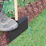 bellissa Rasenkantenstecher für Rasenkanten - 99647 - Kantenstecher aus Stahlblech mit Holzstiel - 24 x 3 x 118