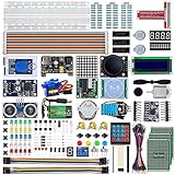 Miuzei Elektronik Starter Kit für Raspberry pi 400 4B 3 B+ mit 235 Komponenten, Python C Code, Raspberry Pi 4B 3B+ Sensor Kit Elektrotechnik Set Projekte LCD1602 Modul, Steckbrett, 9V Batterie, S