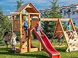 Kibungi Spielhaus Spider Fortress inklusive Montagematerial aus H
