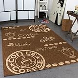 Paco Home In- & Outdoor Teppich Modern Flachgewebe Sisal Optik Coffee Braun Beige Töne, Grösse:80x200