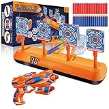 Elektrische Zielscheibe für Nerf Pistole, Digitale Wertung Ziel, Automatisches Zurücksetzen, 2 Spielmodi & Soundeffekt, Spielzeug für 6 7 8 9 10 Jahre Kinder Jungen Geburtstags-Nikolausgeschenk