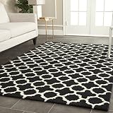 Safavieh Bessa Textured Area Rug, 121 X 182 cm, Schwarz / Elfenb