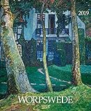 Worpswede 205819 2019: Kunstkalender, Wandkalender mit detailgetreuen, charmanten Werken. Format: 36 x 44 cm, Foliendeckb