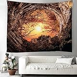 3D Landschaft Dekoration Tapisserie Wandhalterung Bohemian Style Dekoration Tapisserie Decke A4 180x200