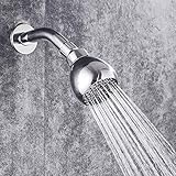 Duschzubehör 3-Zoll-Dusche Bad Kopf Kunststoff-Kugelkopf Fully Abs Galvani Schraube Joint verdecktem Einbau in Wand Regen Duschkopf Set Duschkopf und Schlange fü