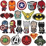 20 Pieces Patches Zum Aufbügeln Jean Patch Sticker zum Aufnähen Bügelbilder Patches Set Sewing Applique für T-Shirt Jeans Kleidung T