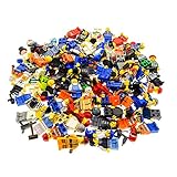 10 x Lego System Figuren Town City Mini Figur mit Zubehör Mann Frau zufällig g