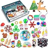 QASIMOF Fidget Adventskalender 2021 24 Tage Adventskalender - Simple Squeeze Toy - Überraschungsgeschenke für Jungen und Mädchen (B-3)